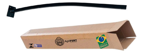 Kit 5 Suportes Haste Metal P/ Refletor Led Fachada 60cm Curv
