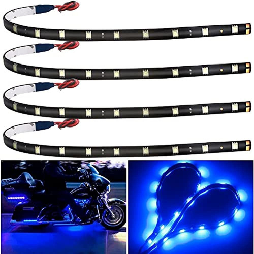 Everbright Tira De Luces De Led Azules Para Automóviles, 30