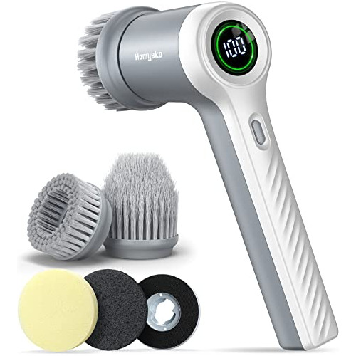 Electric Spin Scrubber,  Cordless Power Scrubber With 4...