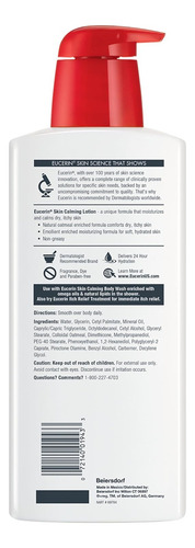 Eucerin Skin Calming Lotion - Loção Para Todo O Corpo Par...