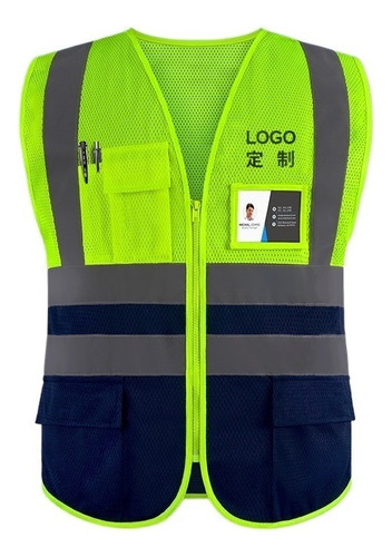 Chaqueta De Malla Transpirable Fluorescente For Coche.