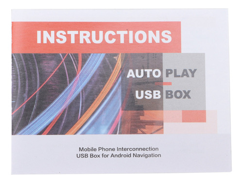 X Adaptador De Dongle Usb Carplay Con Cable Para Coche,