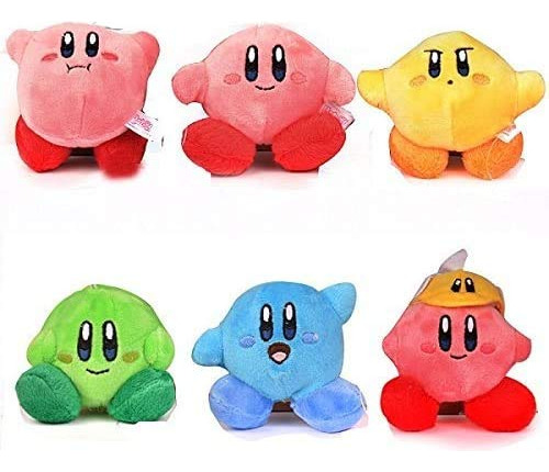 Star Kirby - Correa De Felpa De 6 Piezas Con Diseño De Ani.