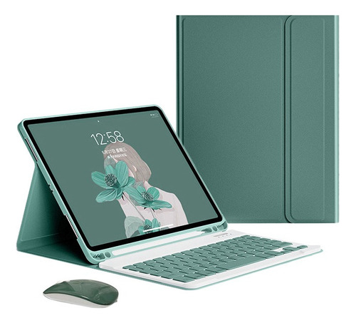 Funda Con Teclado Ratón Para iPad 8th 7th 10.2 2020 2019 Ñ