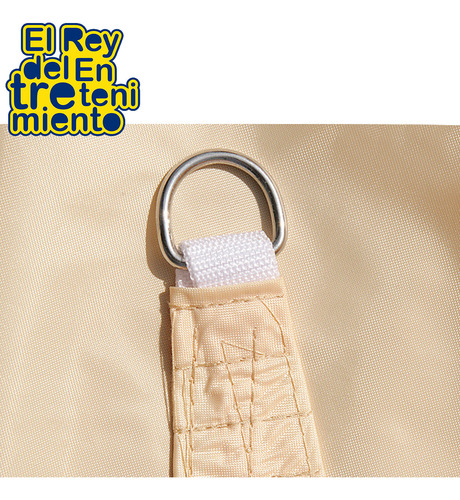 Lona Toldo Vela Triangular Filtro Uv 3,6m Sombra El Rey
