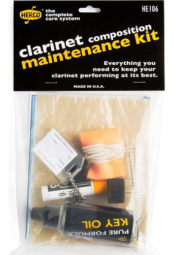 Kit De Mantenimiento Para Clarinete Herco He106