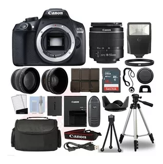 Kit Fotografico Canon 1300d/rebel T6 Dslr 18-55mm + 16 Items