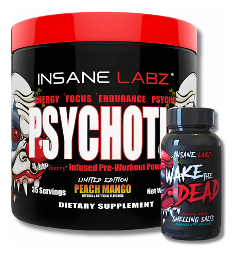 Pack Pychotic Red + Wake The Dead - Insane Labz