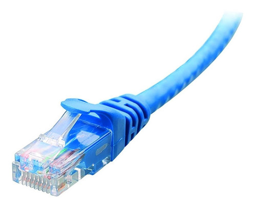 ¡ Patch Cord Cat 6a U/utp Powest 3ft (1m) Azul Nicomar !!