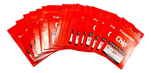 Chip Prepago Claro 200 Unidades Incluye 5gb + 300 Minutos