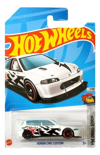 Hotwheels Carro Honda Civic Custom + Obsequio 