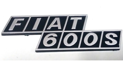 Insignia Letras Baul Fiat 600 S