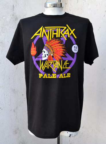 Anthrax Playera War Dance Pale Ale Tour 2017 Oficial Srsx