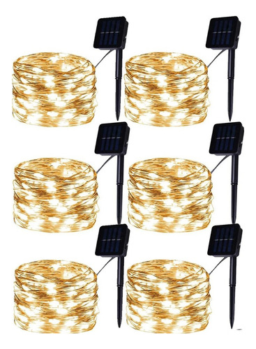 6x30m Serie Solar Luces Navidad Fiesta Tira (180m)