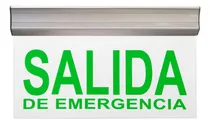 Comprar Cartel Emergencia Led Luminoso Salida De Emergencia Etheos Color Gris