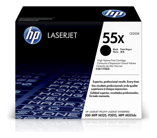 Toner Hp Ce255x Lj P3015 M525 M521 12500 Copias