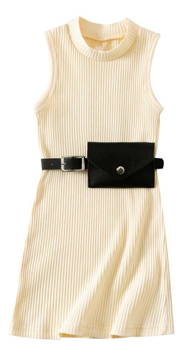 Conjunto De Chaleco Y Vestido Para Niños Pequeños De Verano