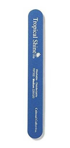 Limas De Uñas Tropical Shine Blue Colossal Nail File Medium 