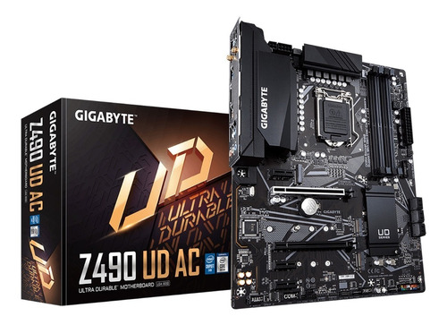 Mother Gigabyte Z490 Ud Ac Wifi Ddr4 Intel 10th Gen Lga 1200