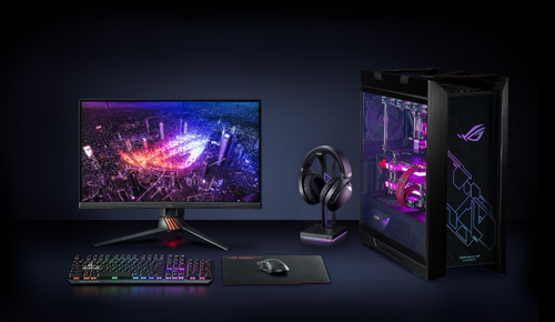 Imagen 6 de 10 de Asus Rog Throne Qi Soporte Auricular 7.1 + Carga Inalambrica