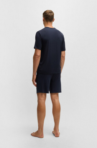 Conjunto De Pijama Boss Para Hombre Material Elástico Suave