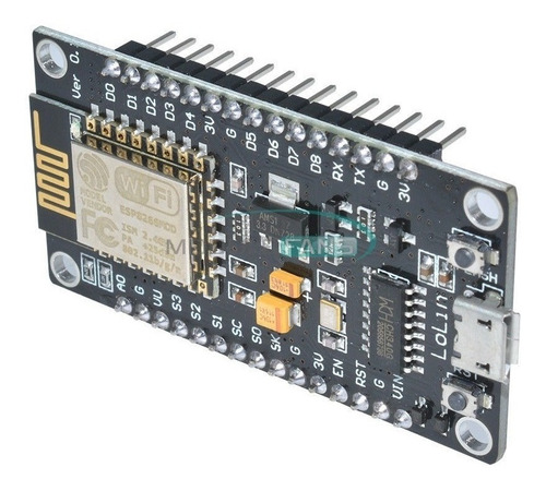 Imagen 4 de 6 de Nodemcu Lua V3 Ch340g Wifi Lua V3 Esp8266 Esp-12e Arduino