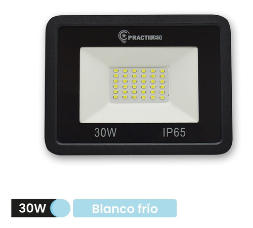 Imagen 3 de 8 de Pack X 2 Reflectores Led 30w Exterior Proyector