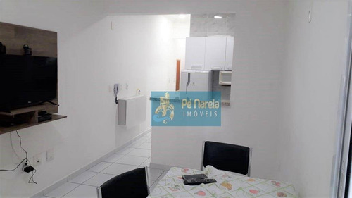 Imagem 4 de 30 de Apartamento Com 1 Dormitório À Venda, 51 M² Por R$ 250.000,00 - Canto Do Forte - Praia Grande/sp - Ap1001