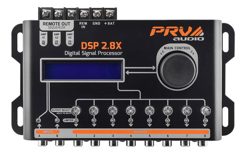 Prv Audio Car Audio Dsp 2.8x Crossover Digital Y Ecualizador