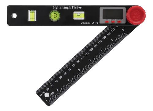 Regla Angular Multifuncional Con Pantalla Digital 4 En 1