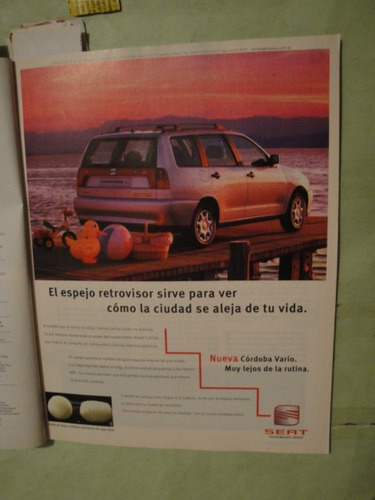 Publicidad Seat Cordoba Año 1999