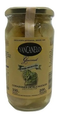 Corazones Del Alcauciles En Conserva  Yancanelo 200g. 