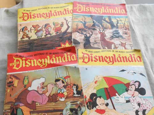 Hq Gibi Disneylândia Lote Com 4 Revistas Raridade Barato