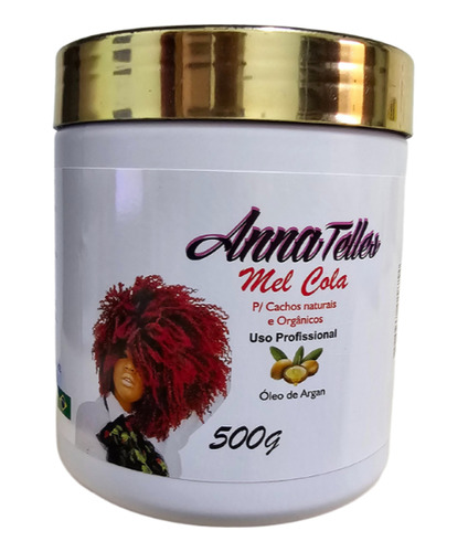 Mel Cola Anna Telles Óleo De Argan 500g Uso Profissional