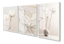 Comprar Quadros Decorativos Flores Orquídea Abstrato 50x70 Com Vidro