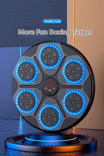 Máquina Boxeo Musical Inteligente Bluetooth Montado En Pared