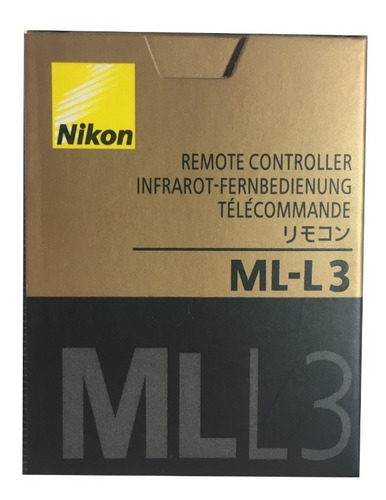 Control Remoto Nikon Ml-l3 - Nuevo
