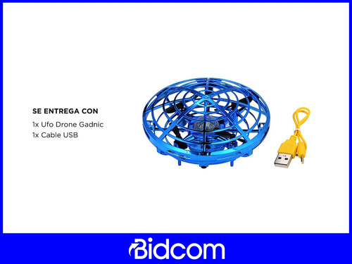 Drone Inducción Levitación Gadnic Mini Control Gestual 360