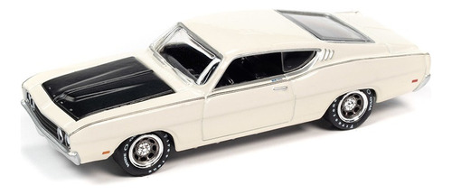 1969 Ford Torino Talladega Blanco 1:64 Johnny Lightning