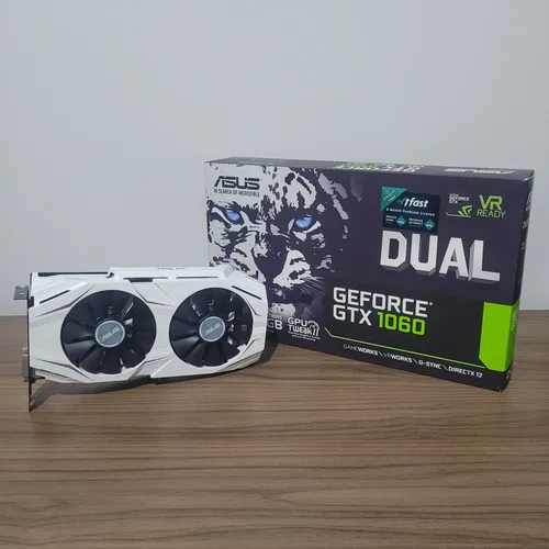 Placa De Vídeo Nvidia Asus Dual Gtx 1060 6gb Gddr5 192 Bit