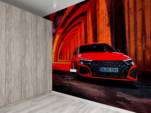 Fotomural Mural Vinil Audi Rs Sportback 3x2,5mts