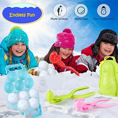 Kit De Herramientas Hacer Bolas De Nieve, 7 Piezas, Jue...