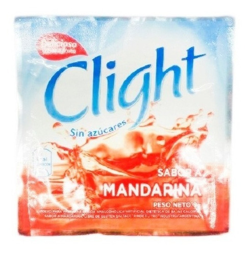 Jugo Clight Mandarina 9 Grs X 4 Cajas De 20 Sobres