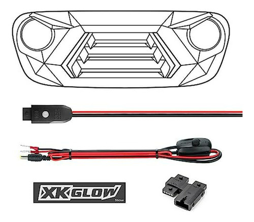 Ensamblaje De Luz De Seña Kit De Parrilla Led Xkchrome Con S