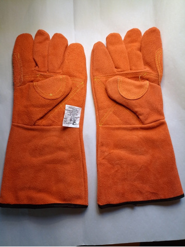 Guantes Para Soldador Forrados Reforzados Marca Sg 