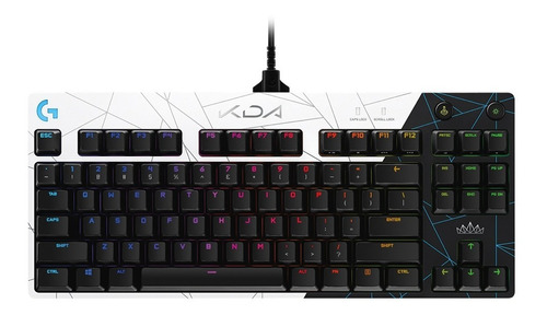 Teclado Mecanico Logitech G Pro Ed Kda Lol Tkl Lightsync Rgb