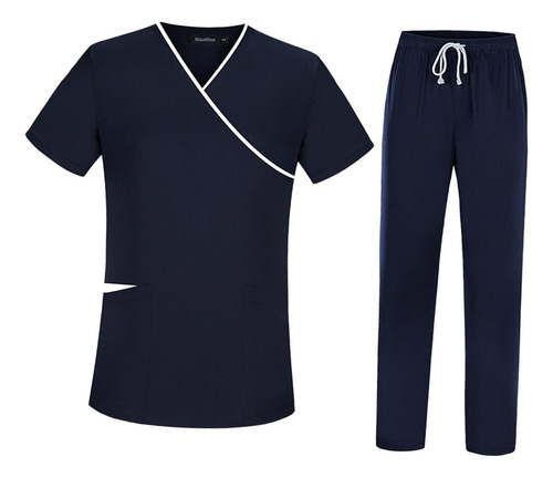 Conjunto De Uniforme Para Mujer, Blusa Y Pantalones, Traje D