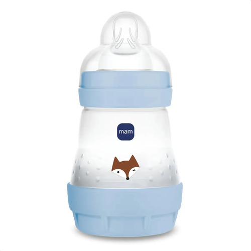 Mamadeira Anticólica MAM Easy Start 160mL de Plástico com Bico de Silicone Fluxo Lento