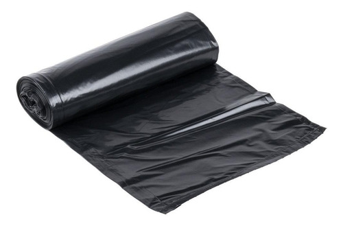 Imagen 6 de 7 de Rollo Negro Polietileno Tubo Bolsa 30cm 50mic 20mts