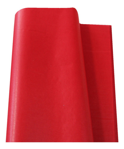 Papel De Seda 50x70 Cm Pacote Com 100 Folhas Vermelho